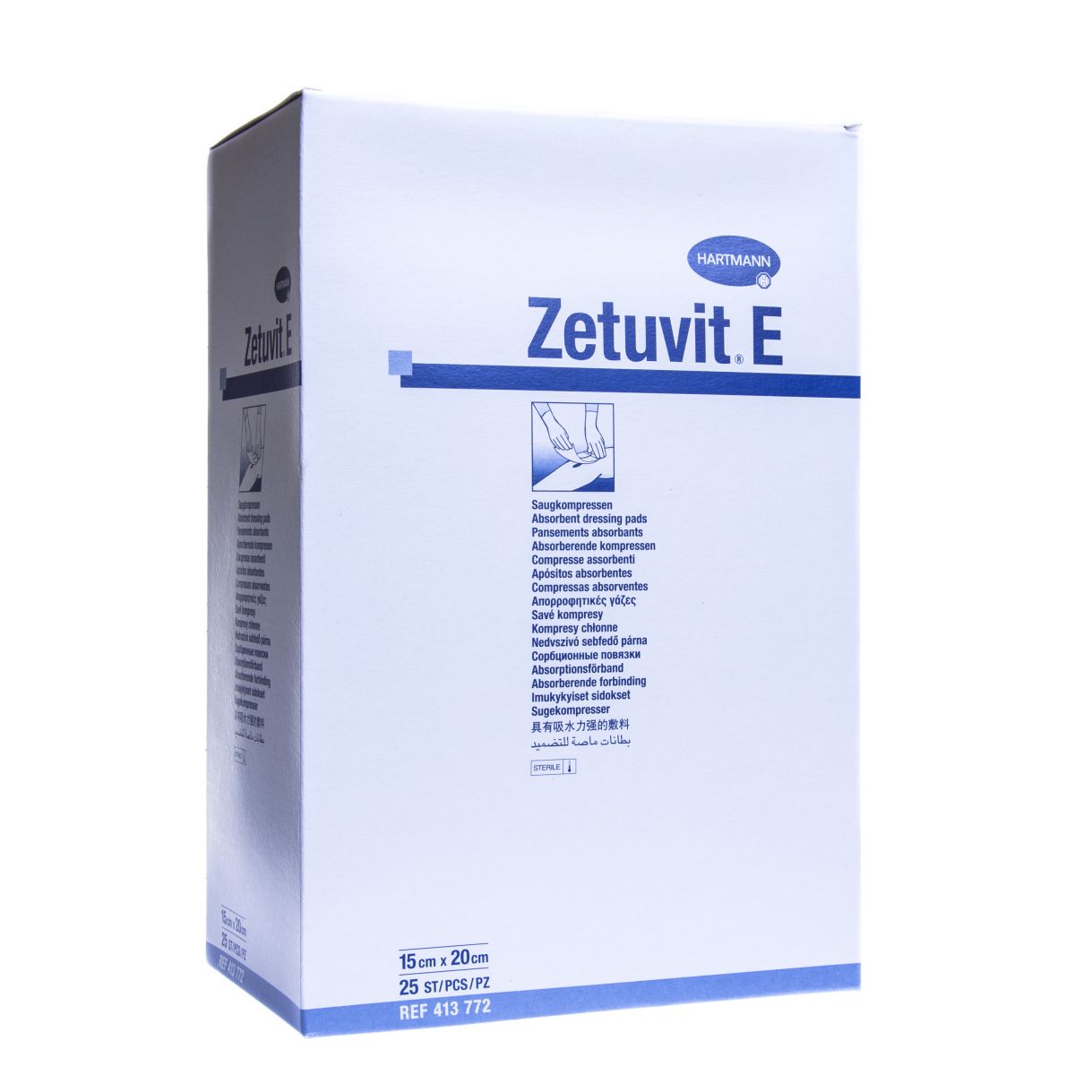 ZETUVIT E STERIILNE 15X20CM N25 /413772/ - Product Image