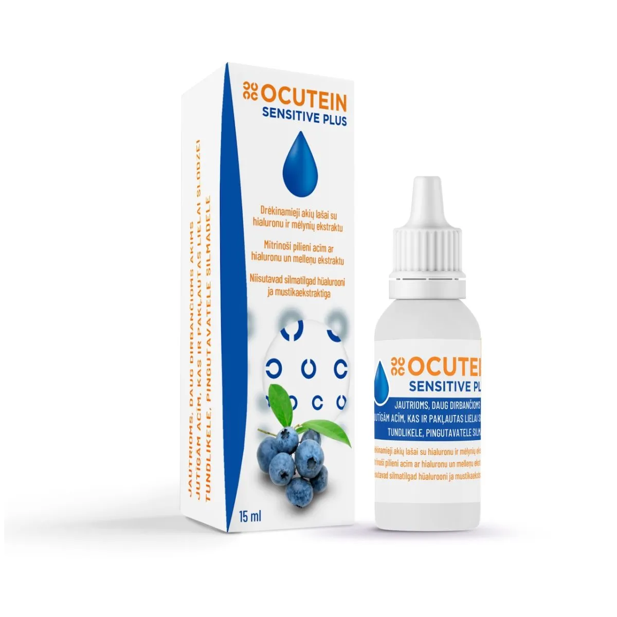 OCUTEIN SENSITIVE PLUS SILMATILGAD 15ML - Product Image