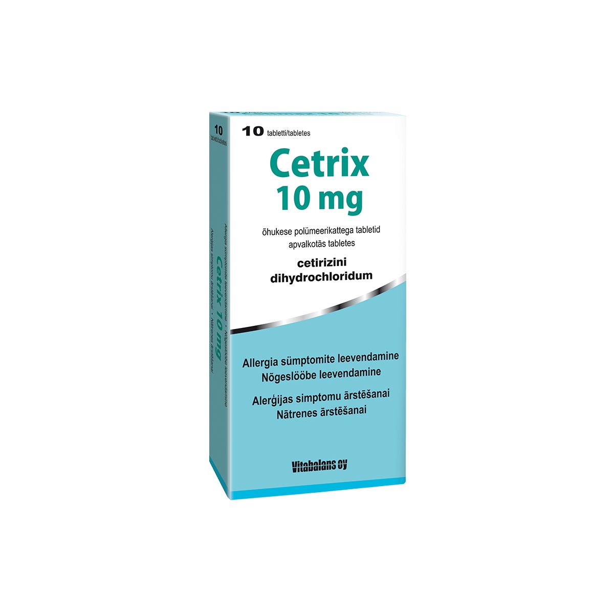 CETRIX 10MG TBL 10MG N10 - Product Image