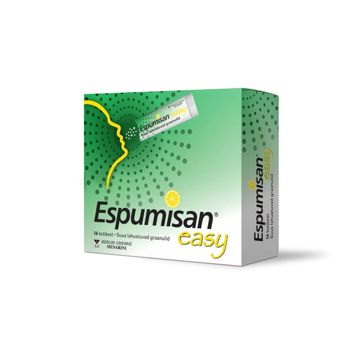 ESPUMISAN EASY SUUS LAH GRAANULID 125MG N14 - Product Image