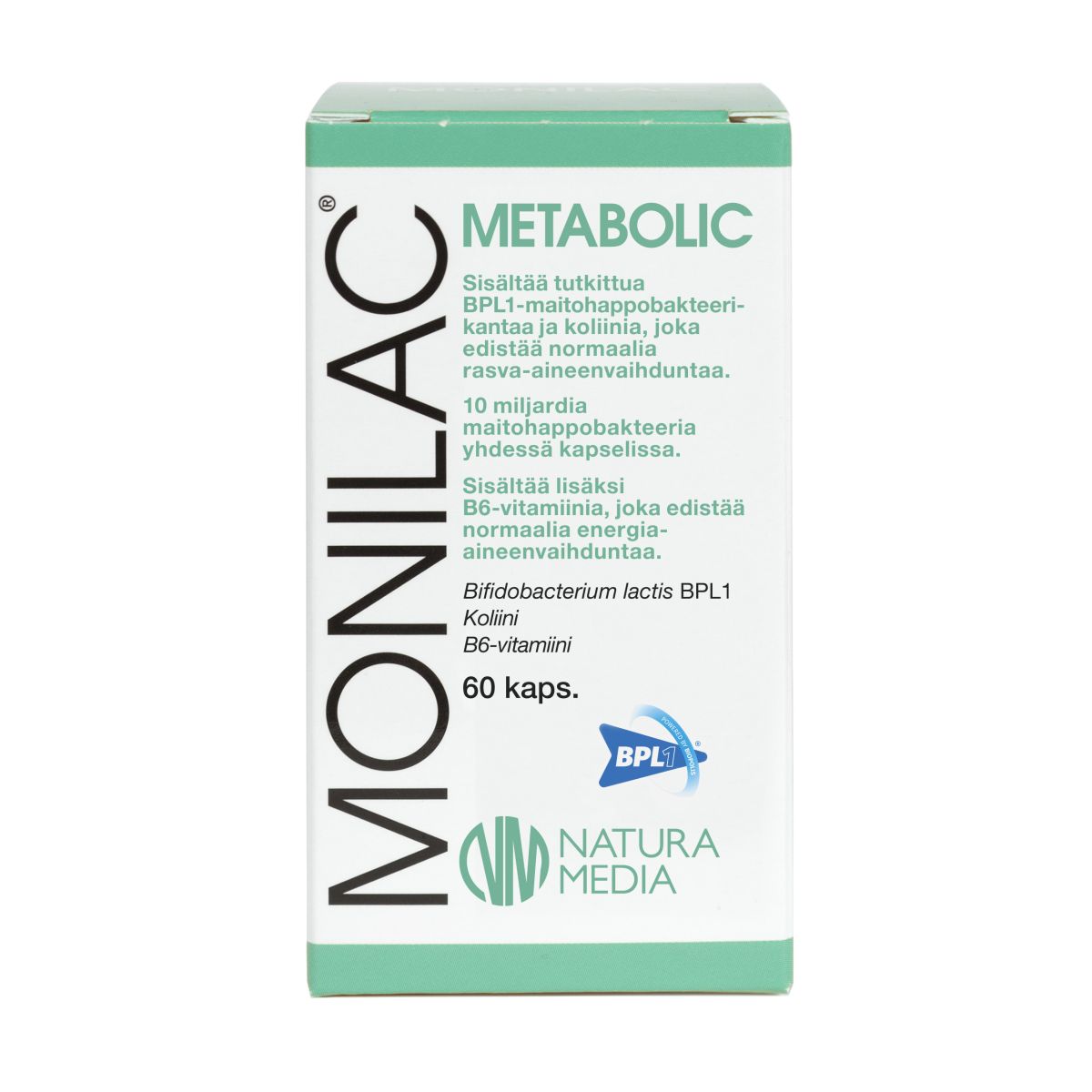 MONILAC METABOLIC KAPSLID N60 - Product Image