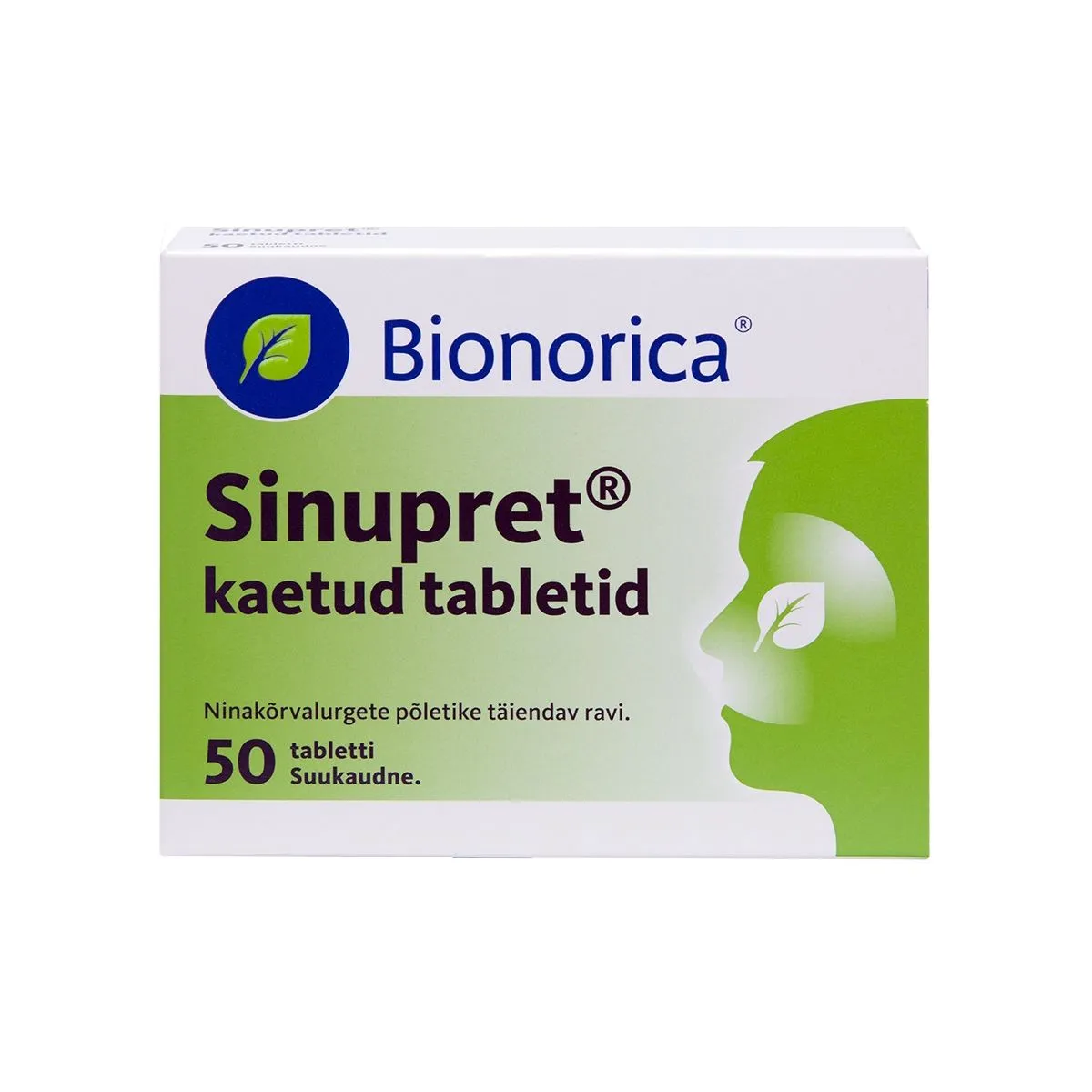 SINUPRET KAETUD TBL 6MG+18MG+18MG+18MG+18MG N50 - Product Image