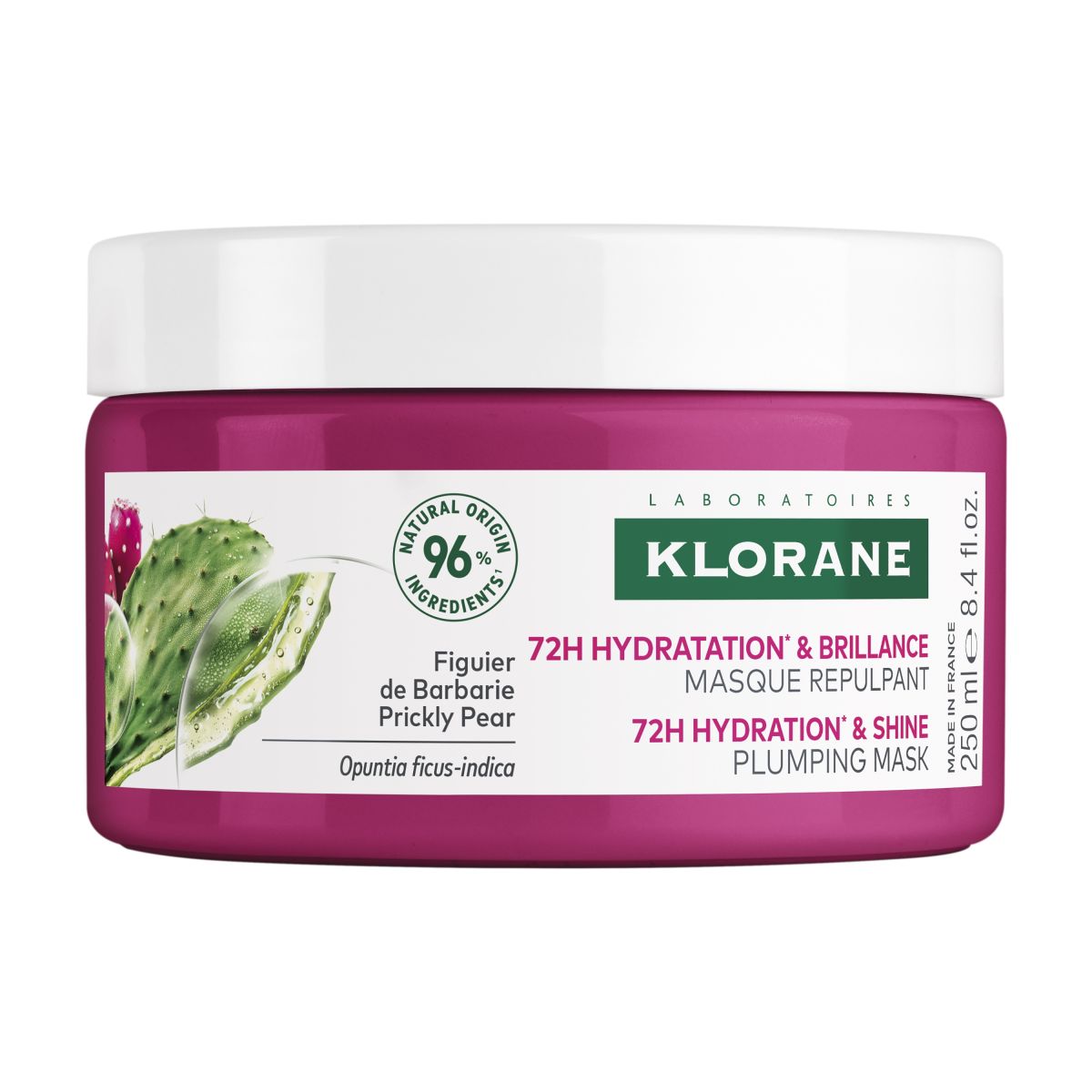 KLORANE JUUKSEMASK 72H NIISUTAV JA SÄRA ANDEV 250ML - Product Image