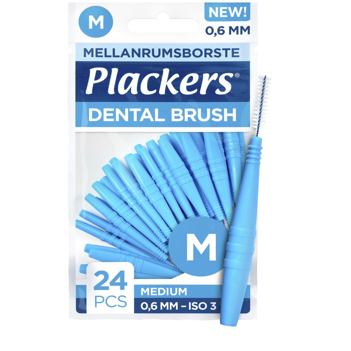 PLACKERS DENTAL BRUSH HAMBAVAHEHARI M 0,6MM N24 - Product Image