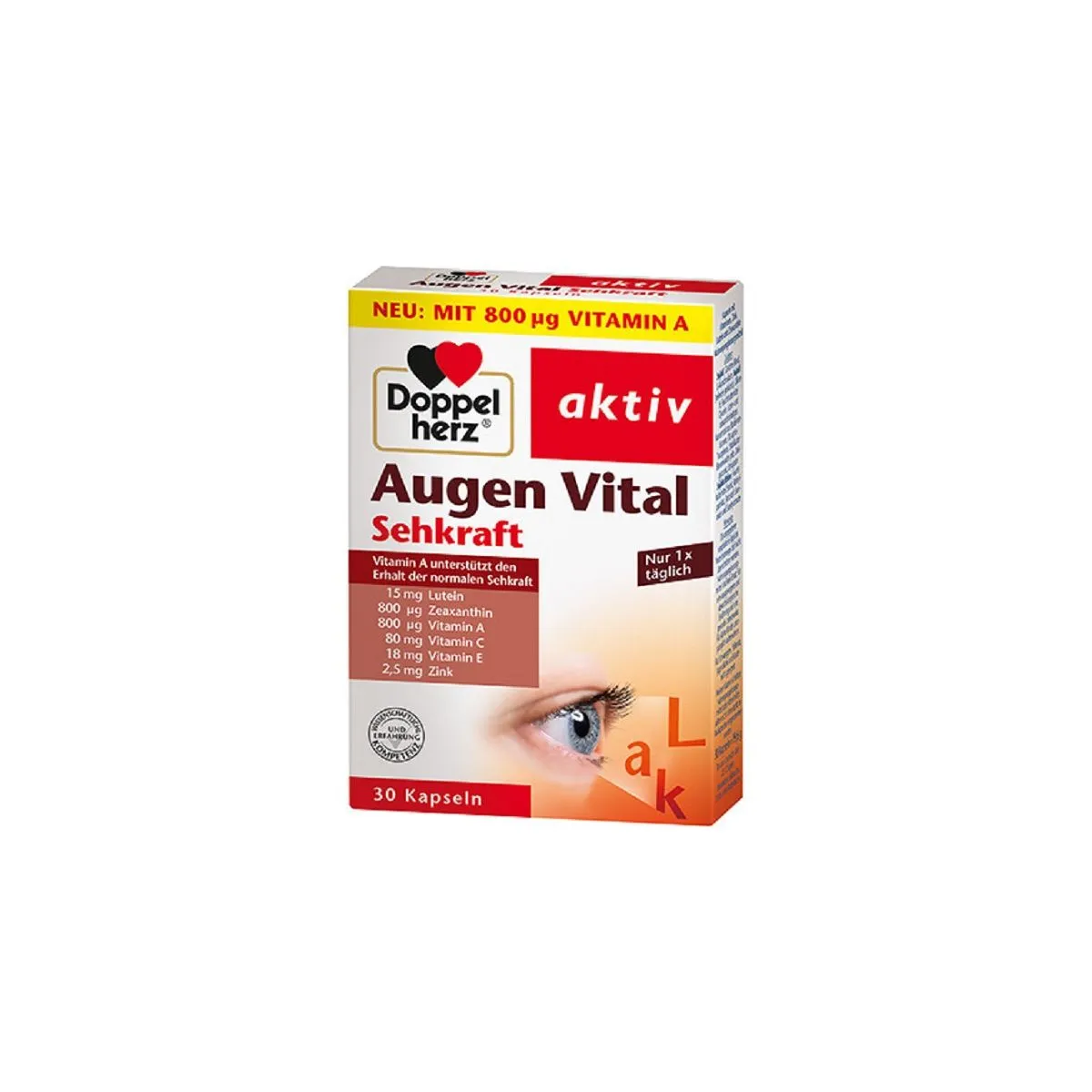 DOPPELHERZ AKTIV AUGEN VITAL KAPSLID N30 - Product Image