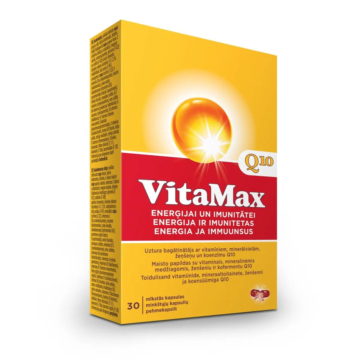 VITAMAX Q10 KAPSLID N30 - Product Image