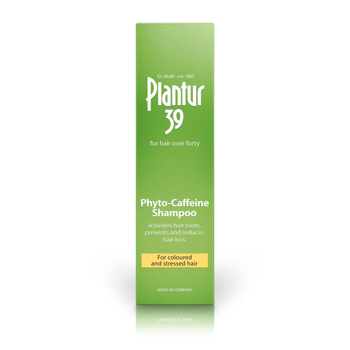 PLANTUR 39 PHYTO CAFFEINE SHAMPOON VÄRVITUD JUUSTELE 250ML - Product Image