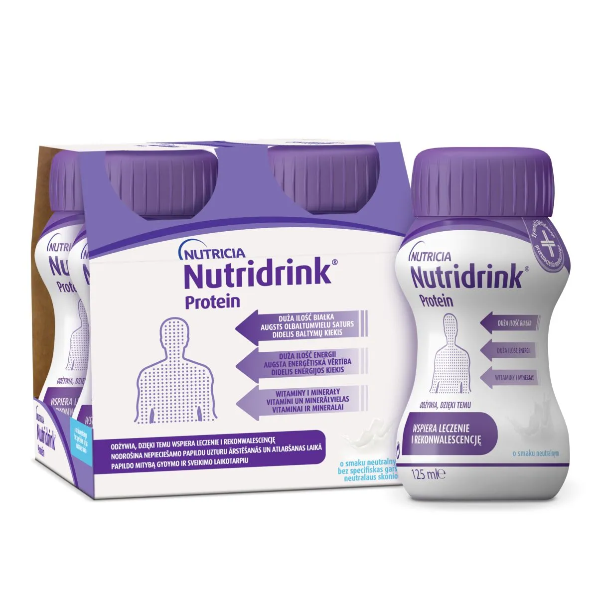 NUTRIDRINK PROTEIN NEUTRAALNE 125ML N4 - Product Image