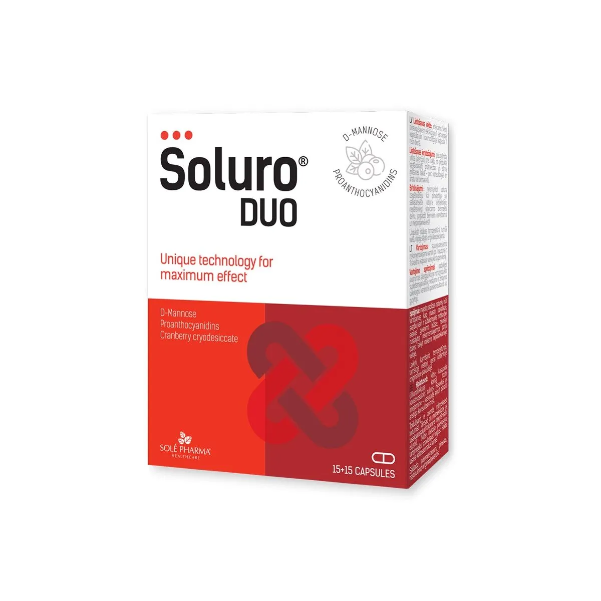 SOLURO DUO KAPSLID N15+15 - Product Image