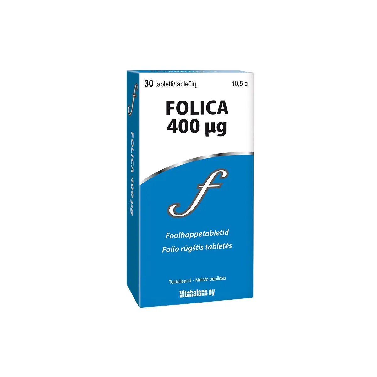 FOOLHAPPE TBL 400MCG N30 - Product Image