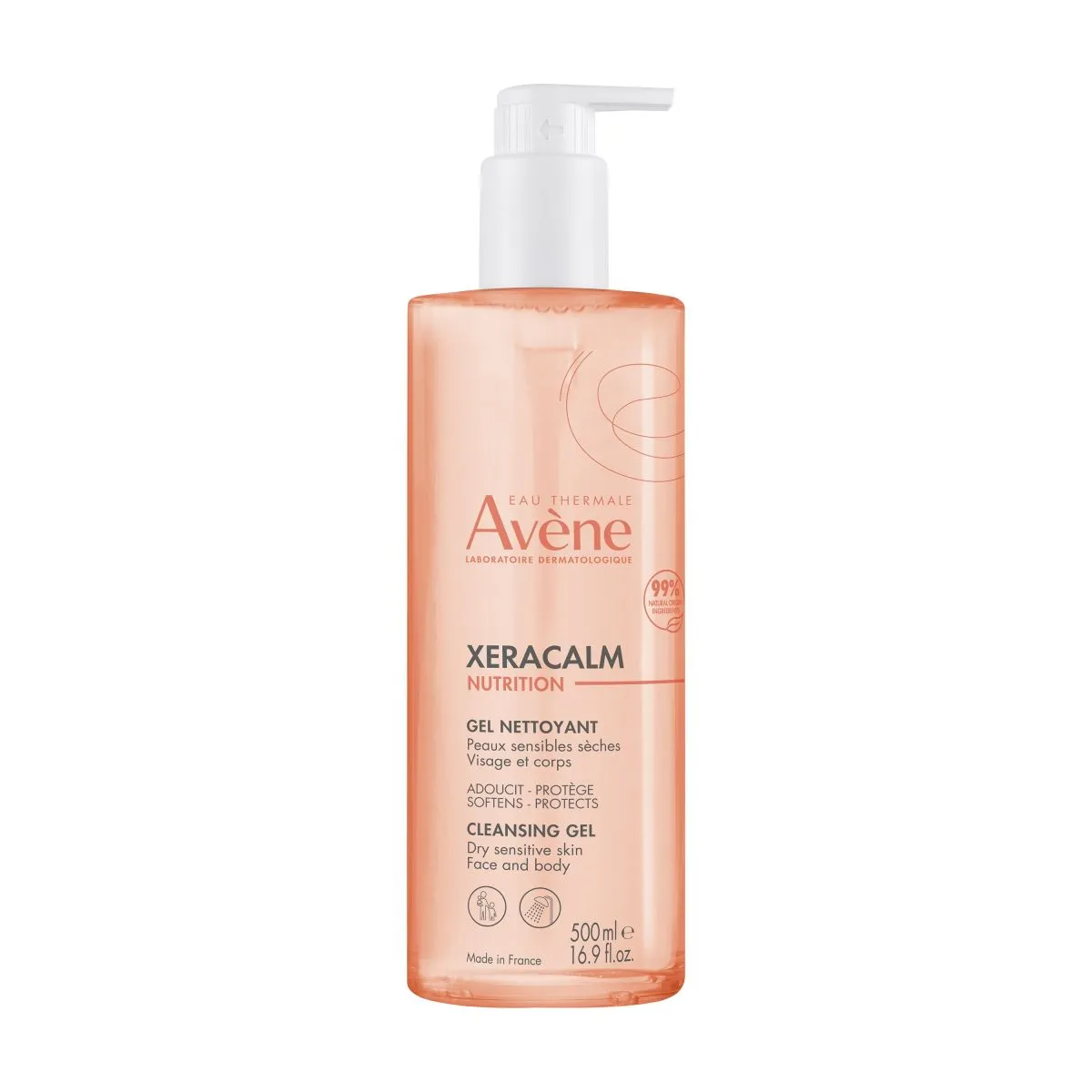 AVENE XERACALM NUTRITION PESEMISGEEL 500ML - Product Image