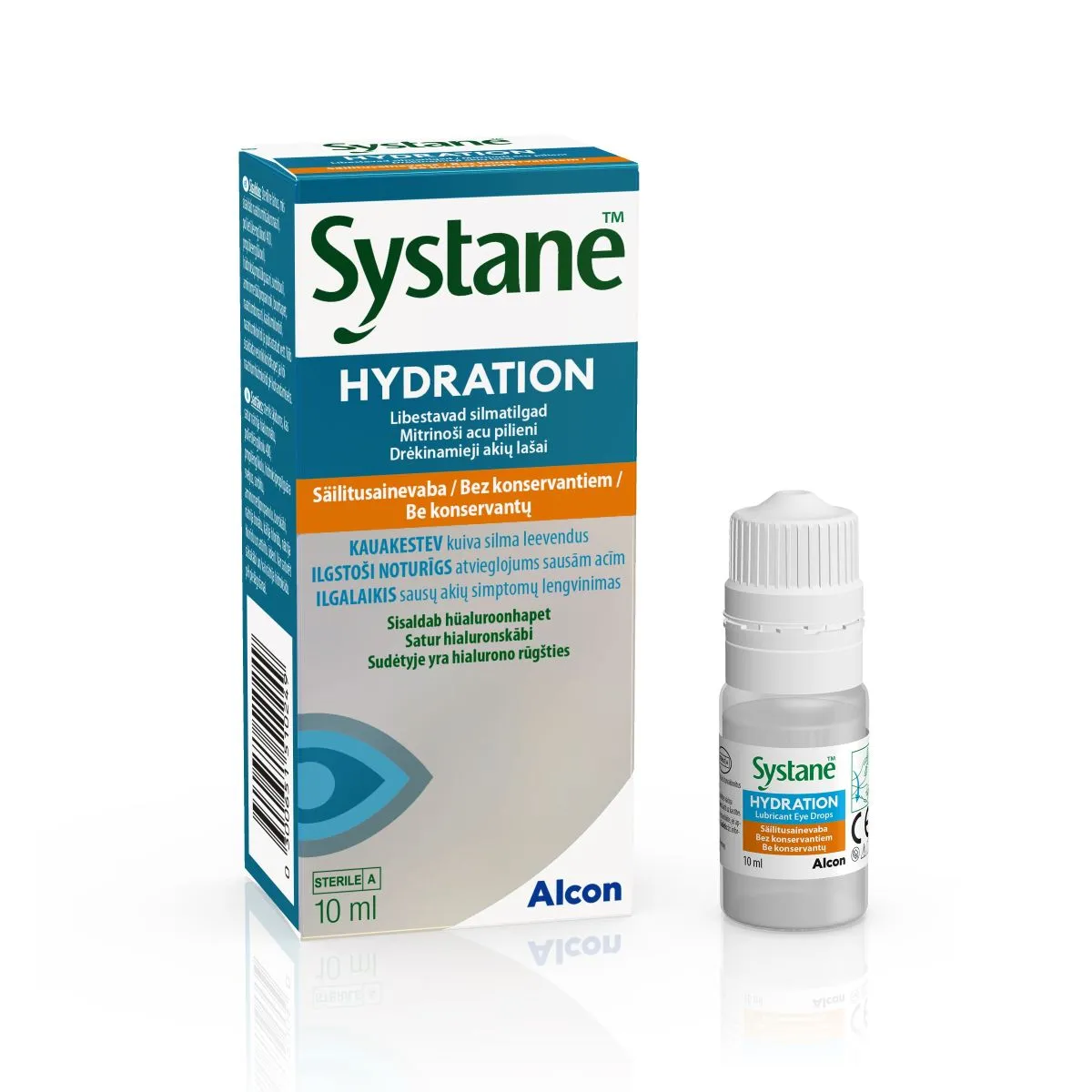 SYSTANE HYDRATION NIISUTAVAD SILMATILGAD SÄILITUSAINETA 10ML - Product Image