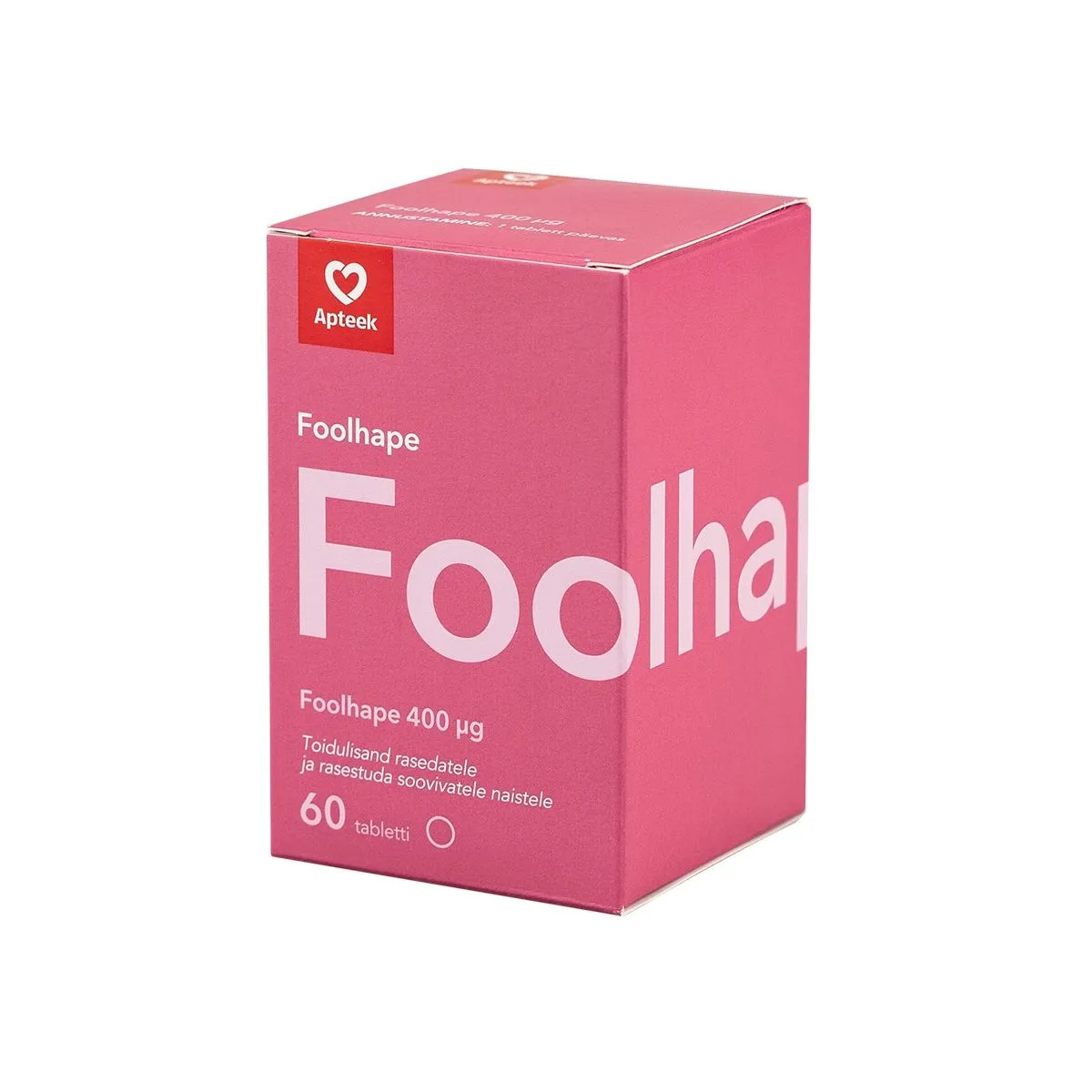 SA FOOLHAPE 400MCG N60 - Product Image