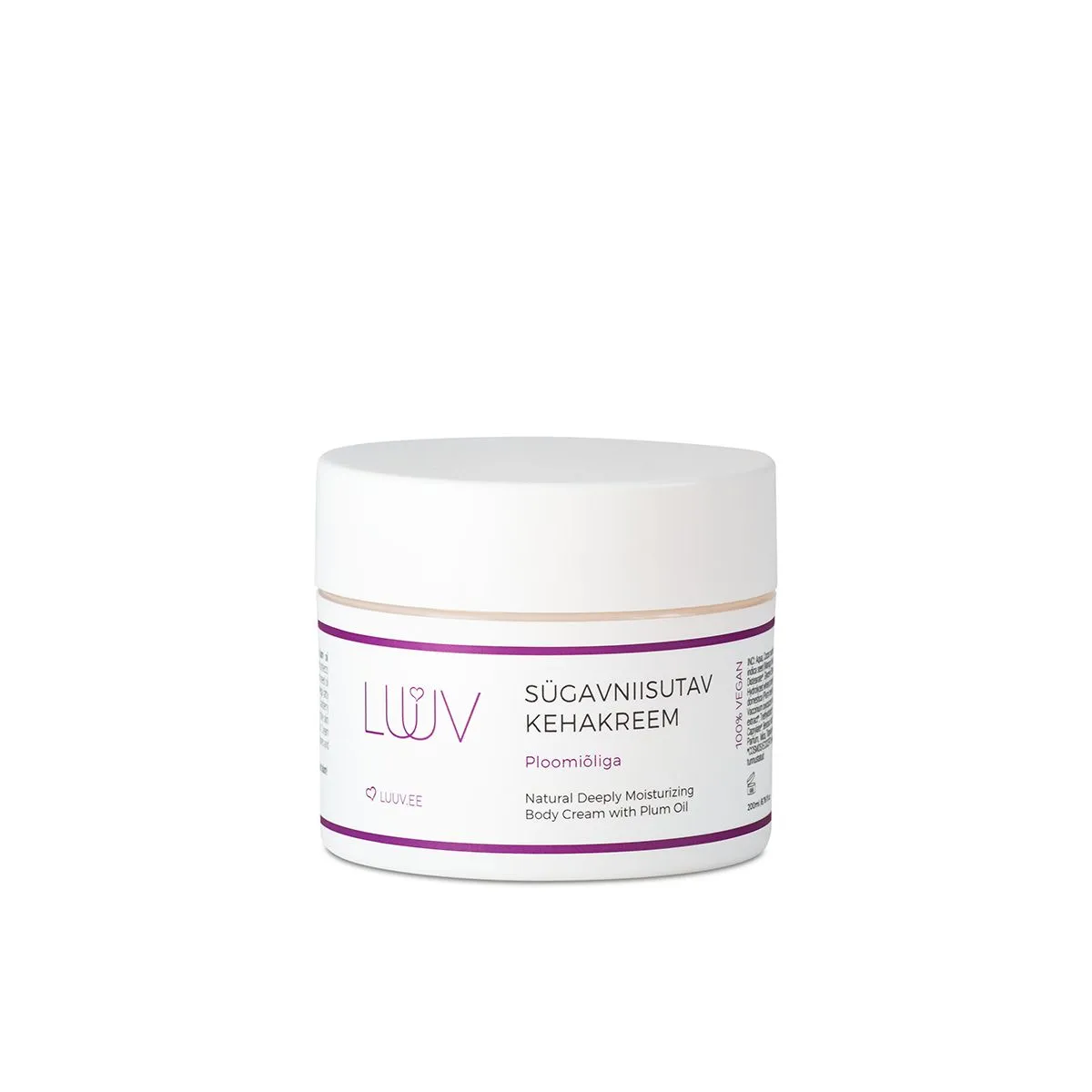 LUUV SÜGAVNIISUTAV KEHAKREEM PLOOMIÕLIGA 200ML - Product Image