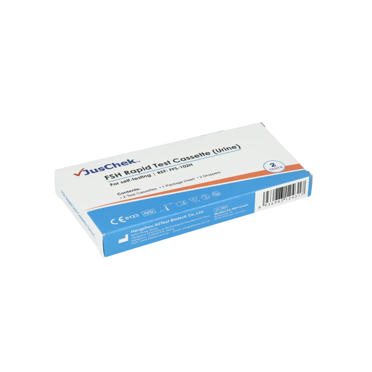 JUSCHEK KIIRTEST MENOPAUSI TUVASTAMISEKS (FSH) N2 - Product Image