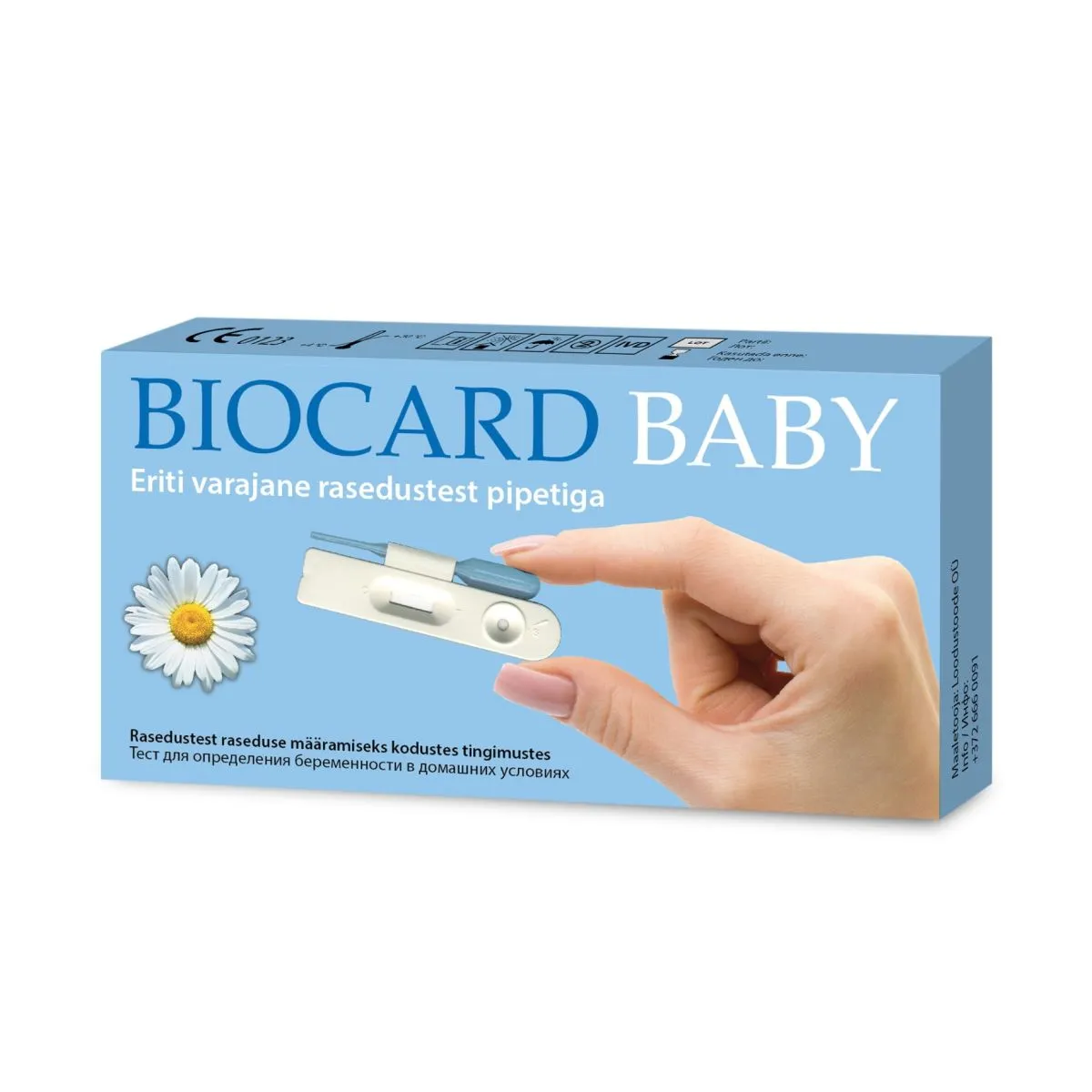 RASEDUSTEST BIOCARD BABY ERITI VARAJANE KARBIS - Product Image