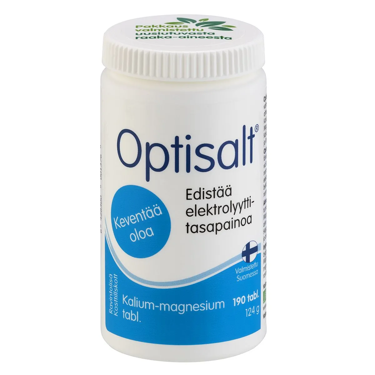 OPTISALT K+MG TBL N190 (124G) - Product Image 1