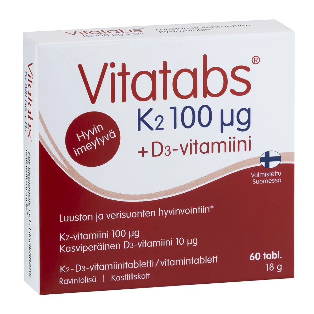 VITATABS K2+D3 TBL N60 - Product Image