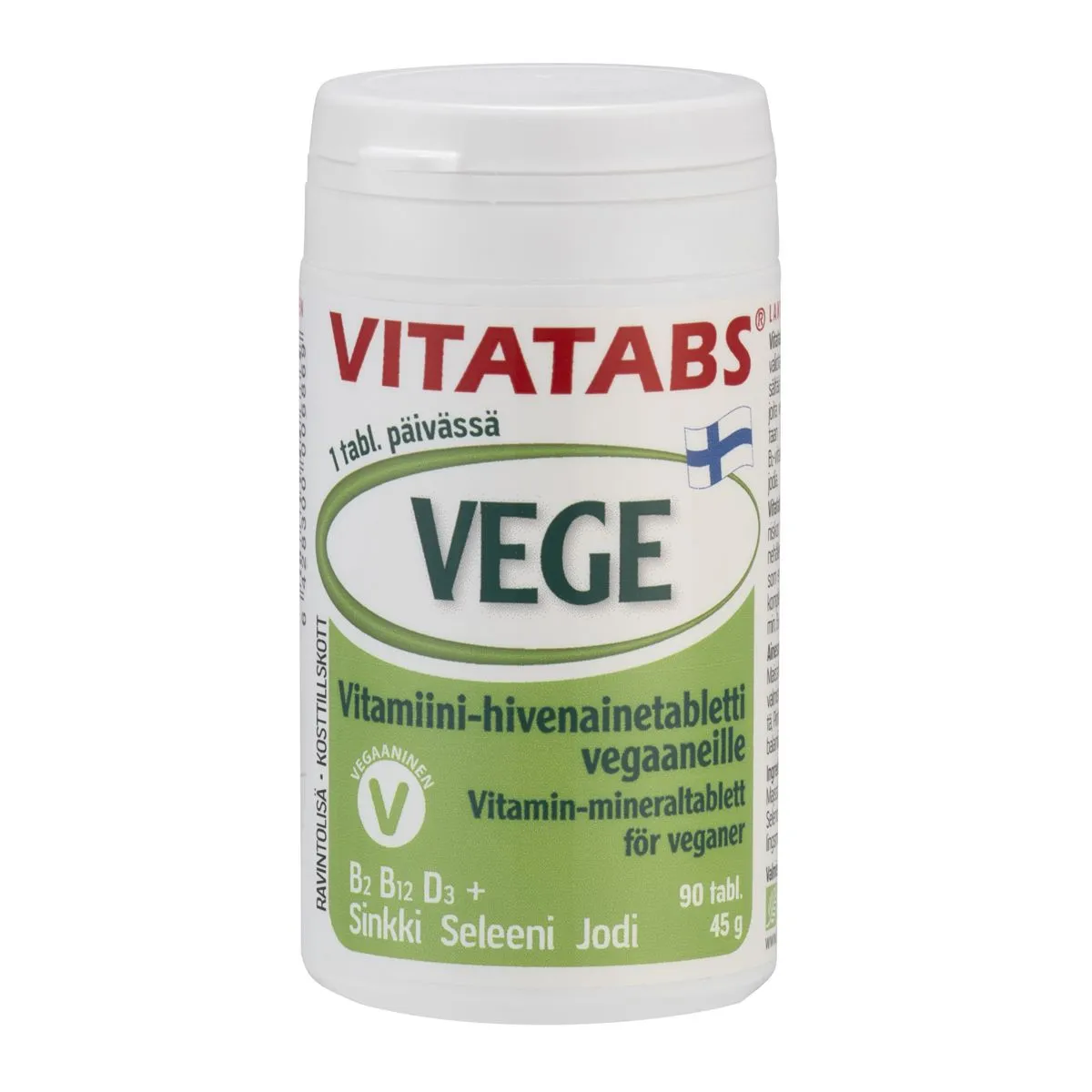 VITATABS VEGE VITAMIINIDID VEGANITELE TBL N90 - Product Image