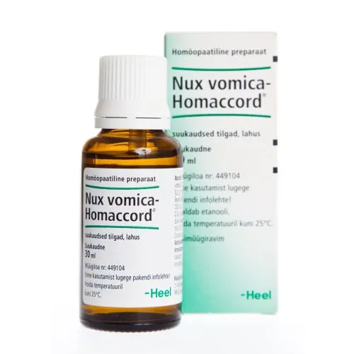 NUX VOMICA-HOMACCORD SUUKAUDSED TILGAD 30ML