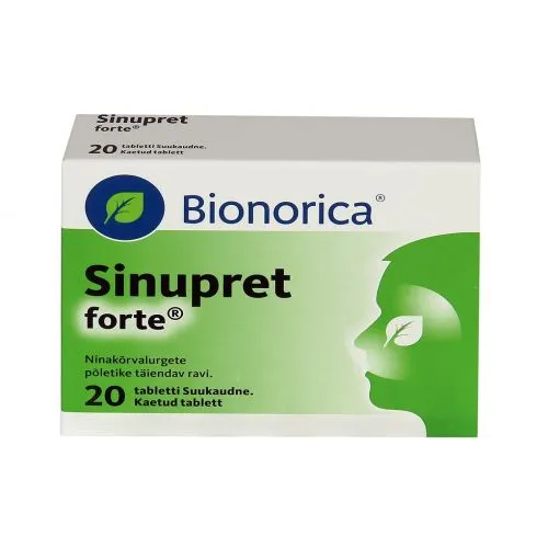 SINUPRET FORTE KAETUD TBL 12+36+36+36+36MG N20