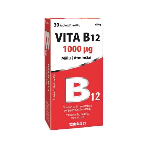 VITA B12 IMEMISTBL 1000MCG N30