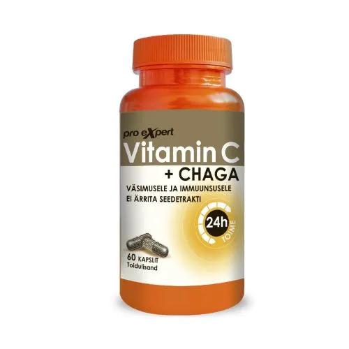 VITAMIN C PRO EXPERT + CHAGA KAPSLID N60