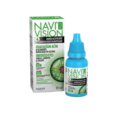 NAVI VISION PLUS IRRITATED EYES SILMATILGAD 15ML