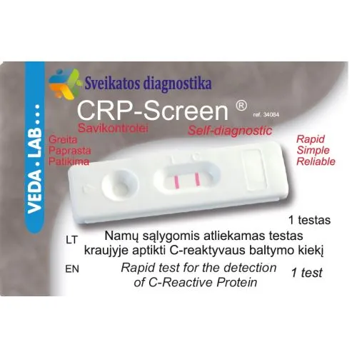 VEDALAB KIIRTEST C-REAKTIIVSE VALGU (PÕLETIKU) TUVASTAMISEKS N1