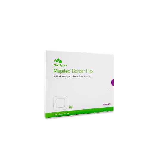 MEPILEX BORDER FLEX PLAASTER 15X15CM N5 STER