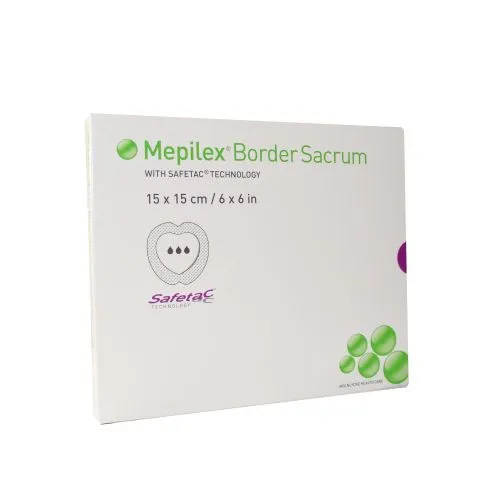 MEPILEX BORDER SACRUM PLAASTER 15X15CM N5