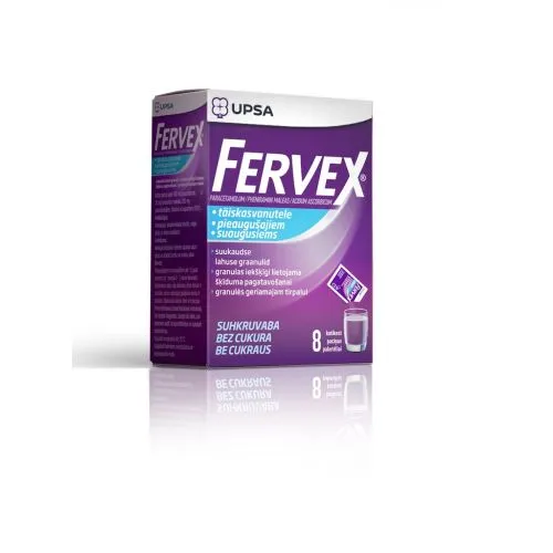 FERVEX SUHKRUVABA 500+25+200MG N8 SUUKAUDSE LAHUSE GRAANULID