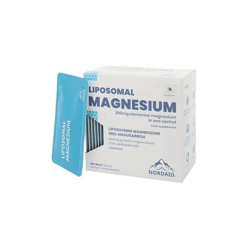 NORDAID MAGNEESIUM 200MG LIPOSOOMNE GEEL 10ML N30