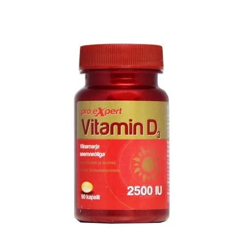 VITAMIN D3 PRO EXPERT 2500IU KAPSLID N90