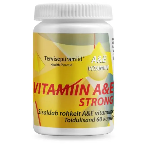 TERVISEPÜRAMIID VITAMIIN A+E STRONG KAPSLID N60