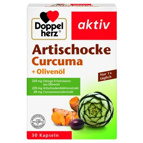 DOPPELHERZ AKTIV ARTISOKK+KURKUM+OLIIVIÕLI CAPS N30