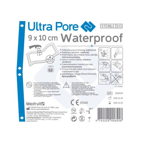 ISEKLEEPUV PLAASTER VEEKINDEL ULTRA PORE 9X10CM (MEDRULL)