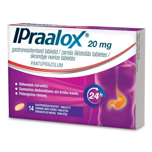 IPRAALOX GASTRORESISTENTNE TBL 20MG N14