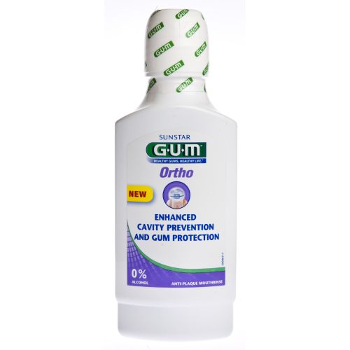 GUM ORTHO ОПОЛАСКИВАТЕЛЬ ДЛЯ ПОЛОСТИ РТА  300ML/3090/