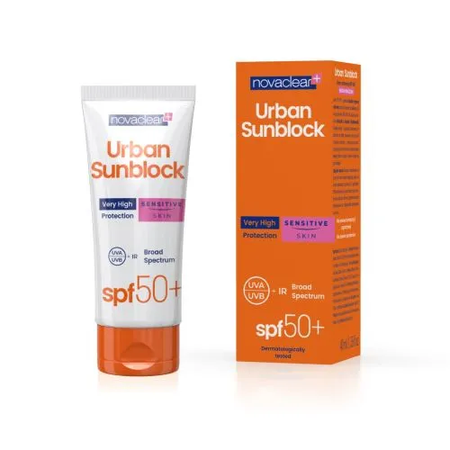 NOVACLEAR PÄIKESEKAITSE URBAN SPF50+, TUNDLIK NAHK 40ML