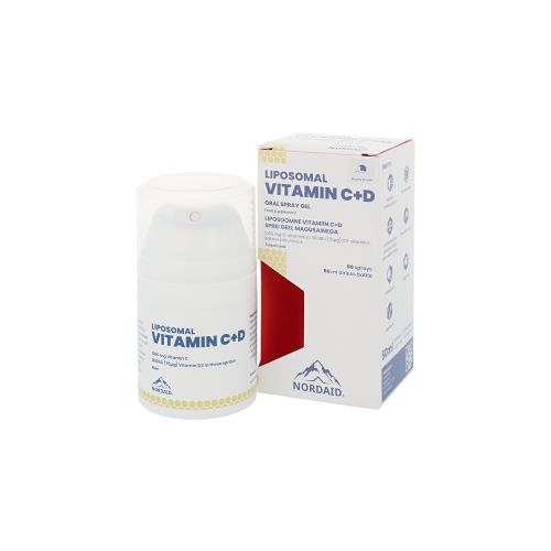 NORDAID VITAMIIN C+D LIPOSOOMNE SPREI GEEL 50ML