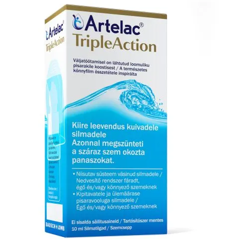 ARTELAC TRIPLEACTION SILMATILGAD 10ML