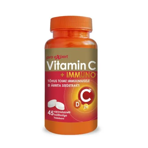 VITAMIN C PRO EXPERT + IMMUNO NÄRIMISTBL N45