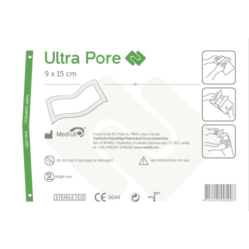 ISEKLEEPUV PLAASTER ULTRA PORE 9X15CM (MEDRULL)