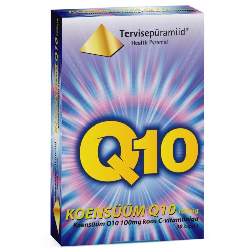 TERVISEPÜRAMIID KOENSÜÜM Q10 KAPSLID 100MG N30