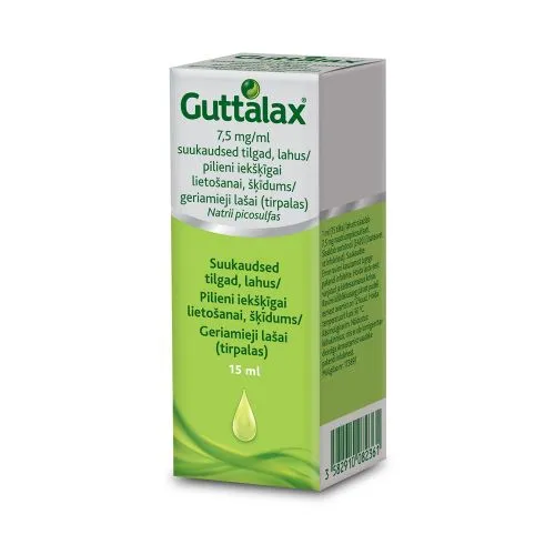 GUTTALAX SUUKAUDSED TILGAD 7,5MG/ML 15ML