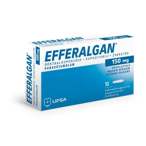 EFFERALGAN REKTAALSUPOSIIT 150MG N10