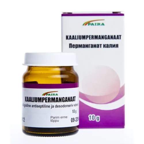 KAALIUMPERMANGANAAT 10G (PAIRA)