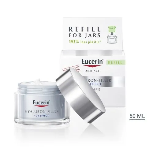 EUCERIN HYALURON-FILLER PÄEVAKREEM TÄITEPAKEND SPF15 50ML