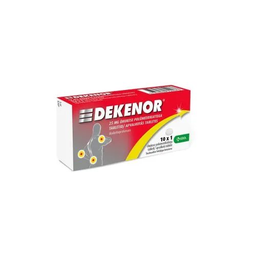 DEKENOR KATTEGA TBL 25MG N10